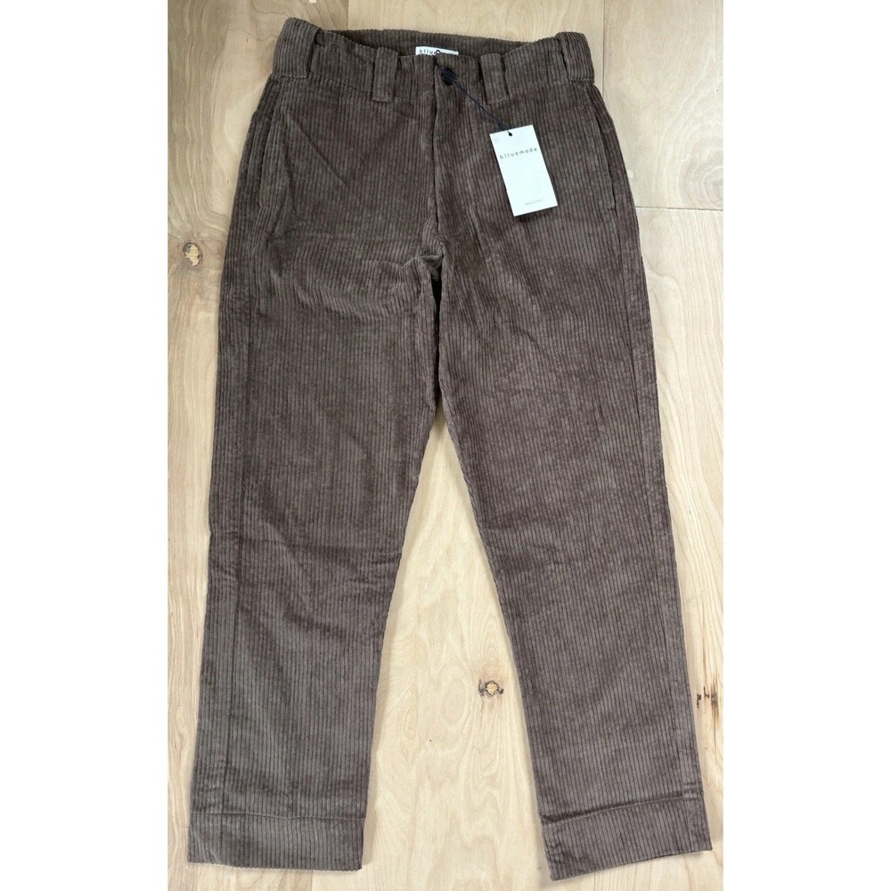 Blluemade Baseball Pant Corduroy Brown Size XS NWT $459 Patch Pockets Old Money